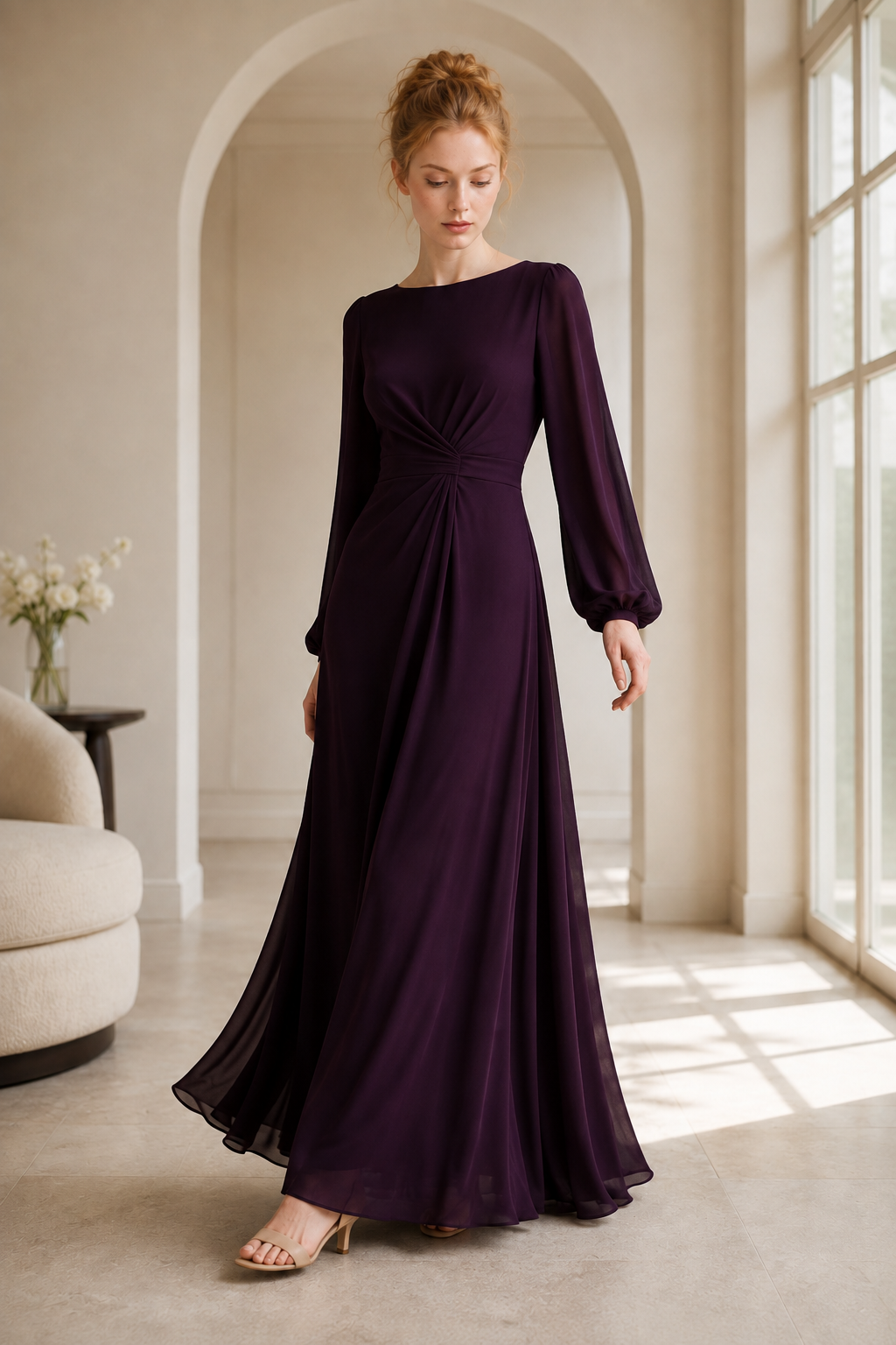 Clive 11 maxi dress alternate angle