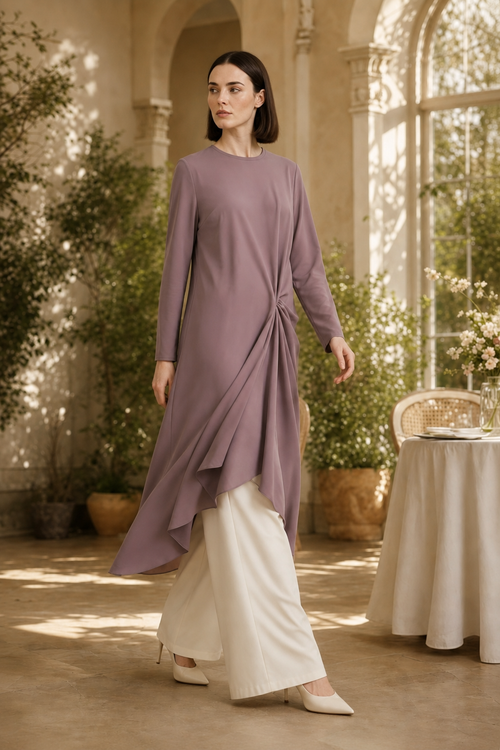 Mira 23 drape tunic alternate angle
