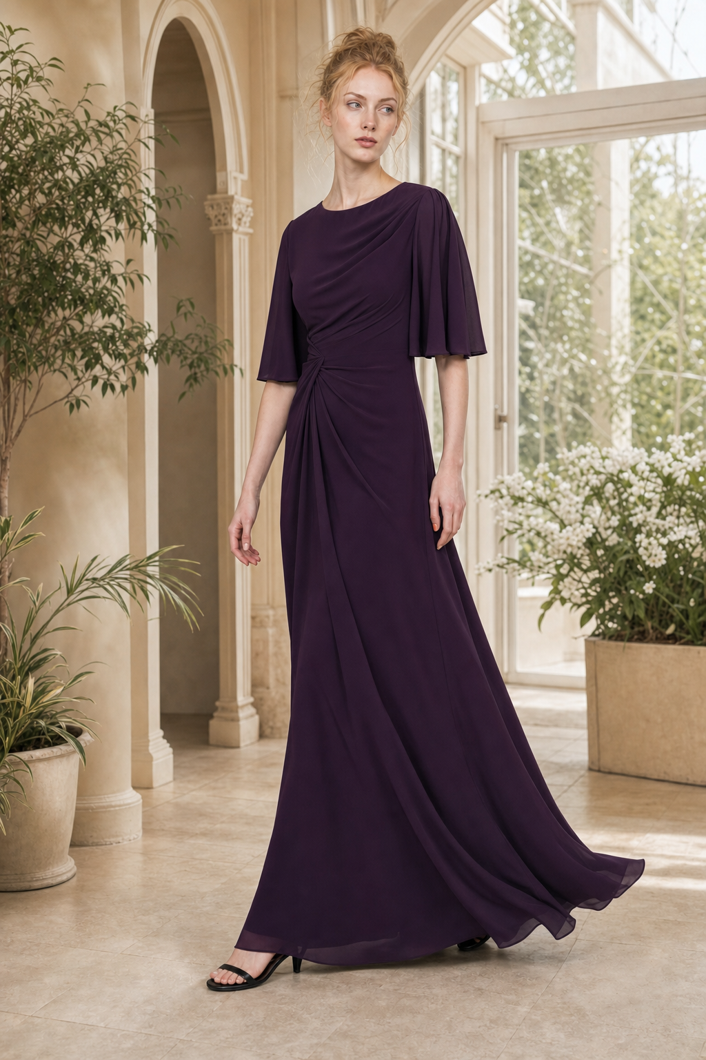 Clive 31 maxi dress alternate angle