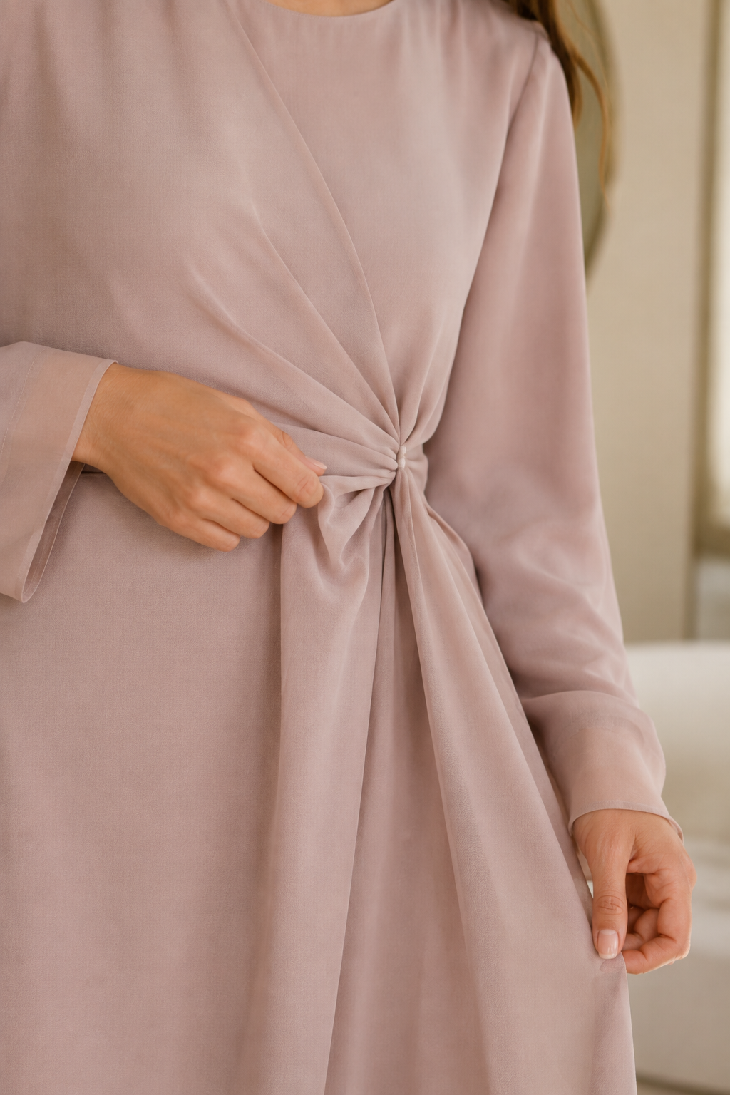 Pearl 32 tunic set fabric detail