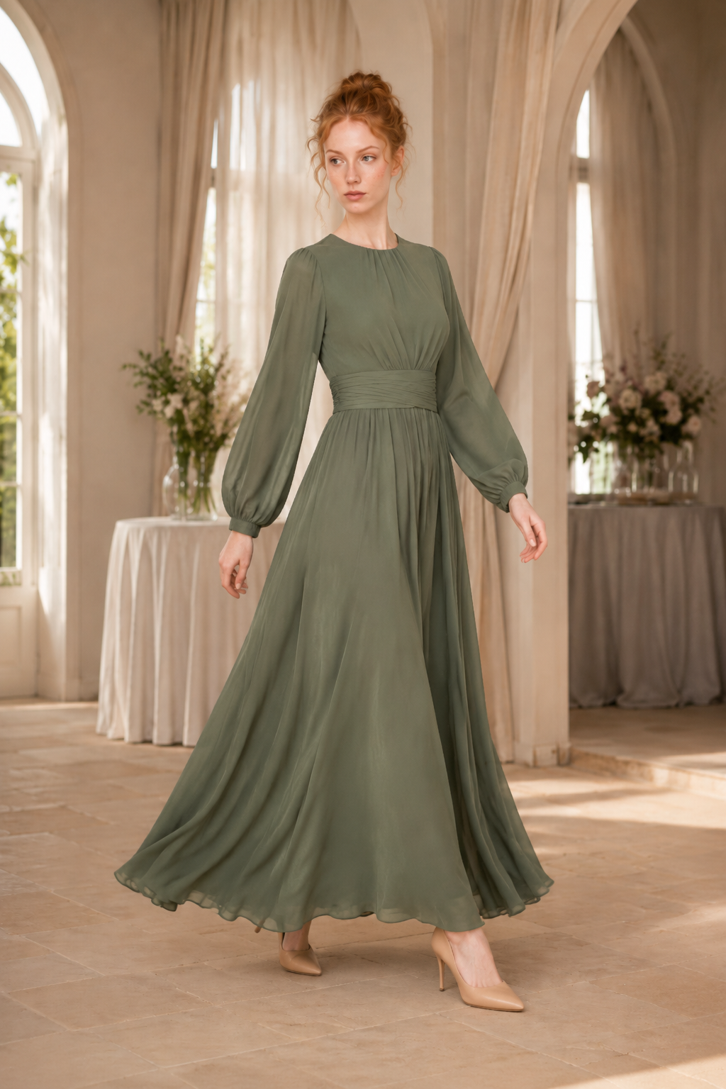 Garden 46 maxi dress alternate angle