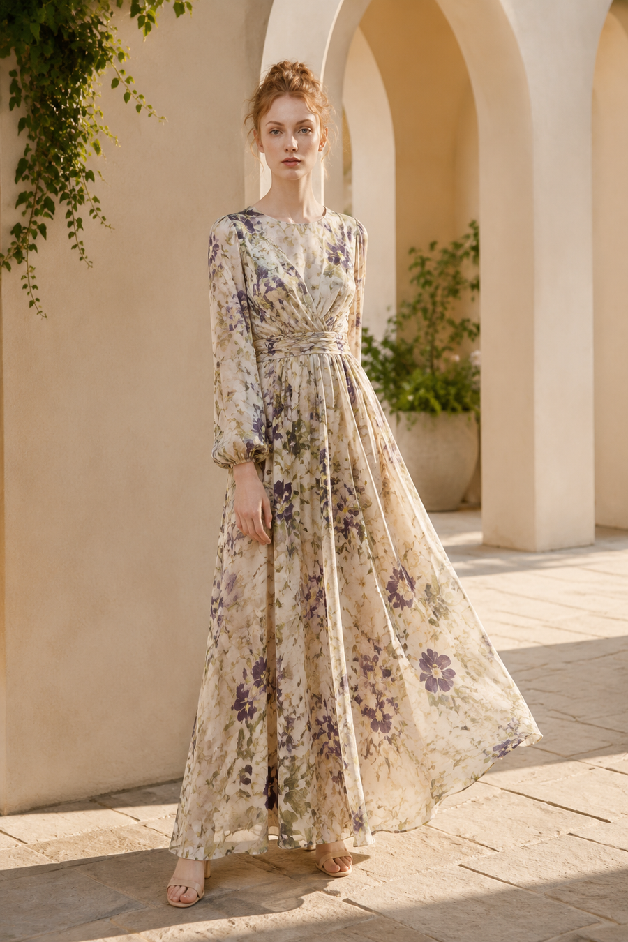 Garden 66 maxi dress product hero
