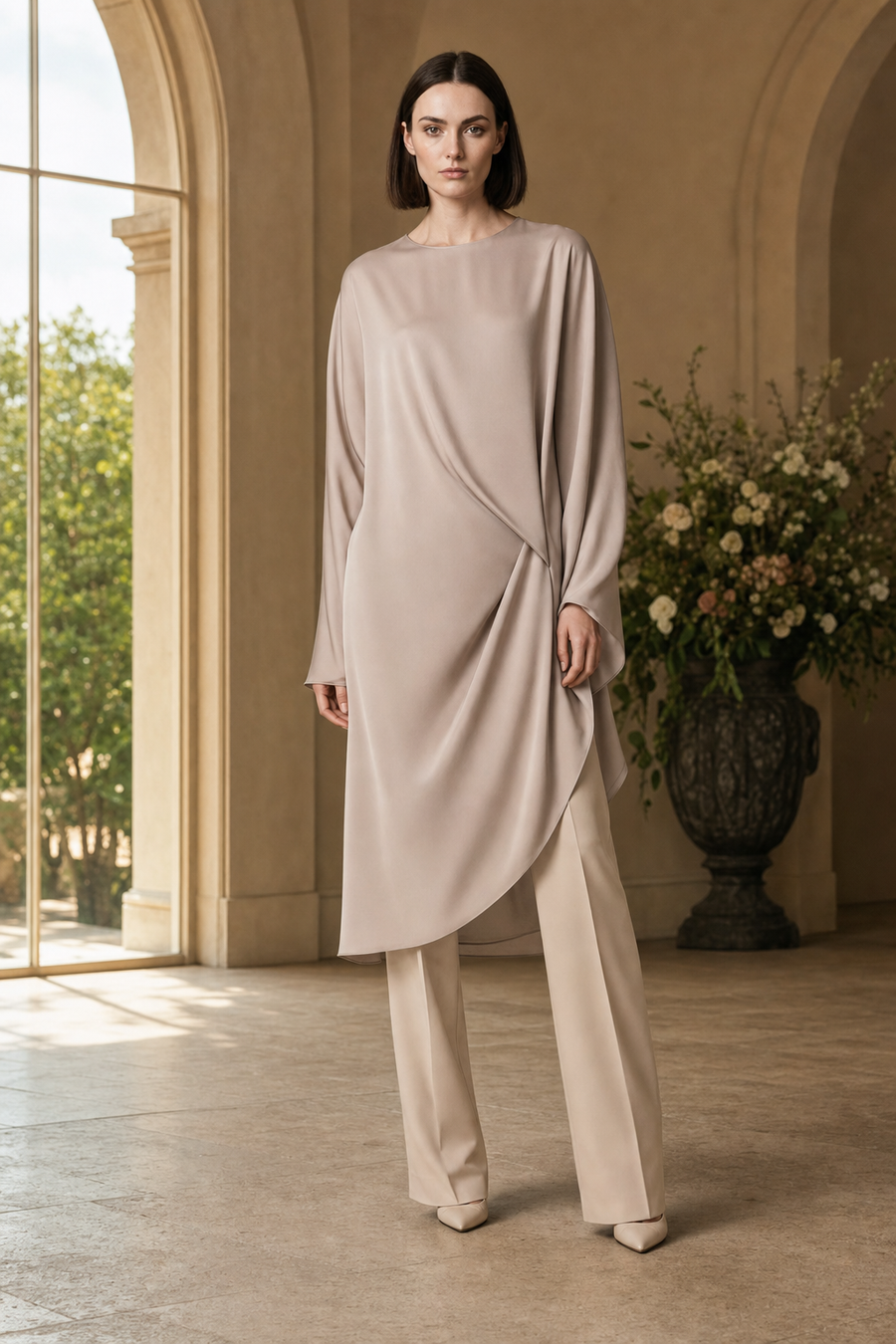 Pearl 68 drape tunic product hero