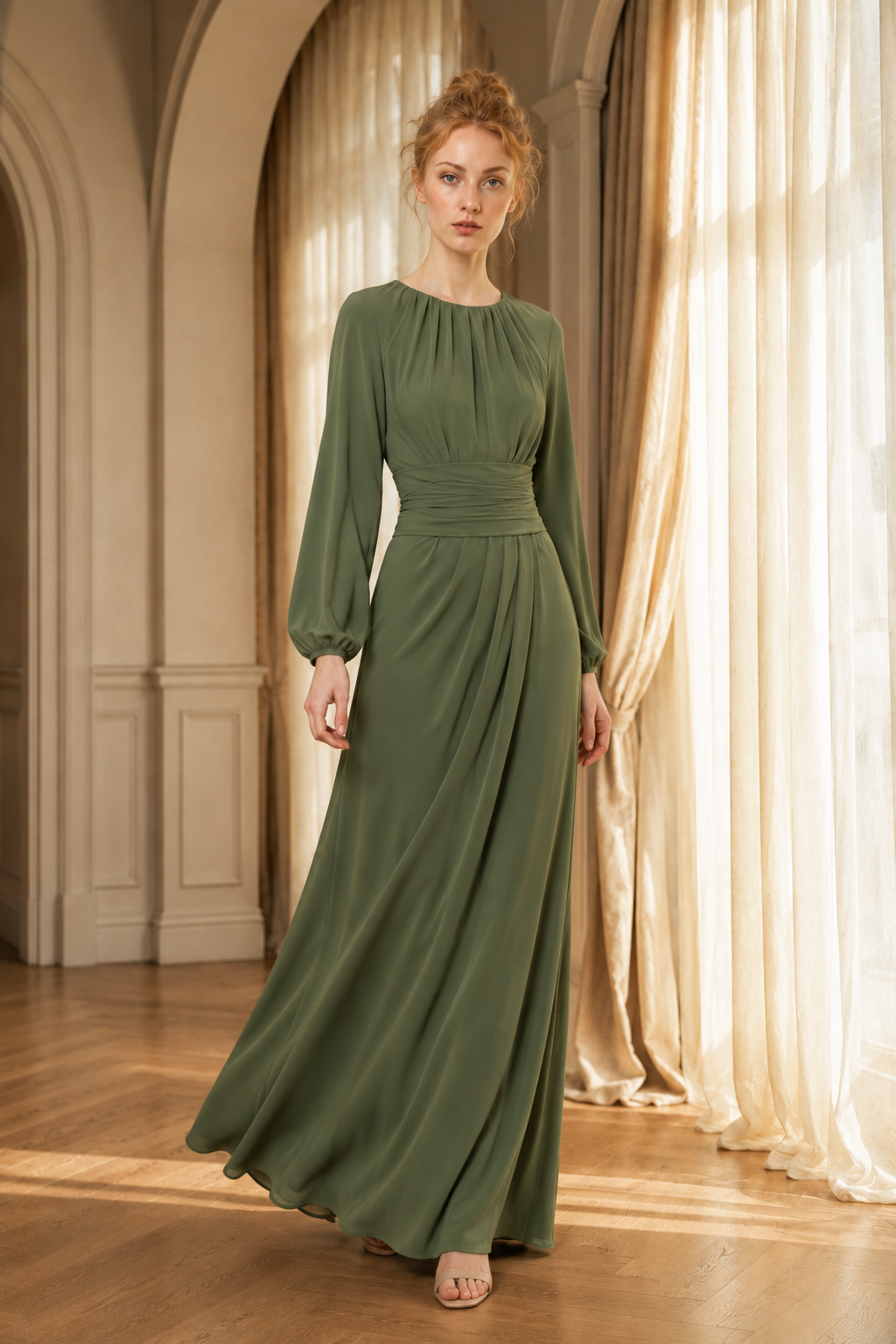 Clive 71 maxi dress alternate angle