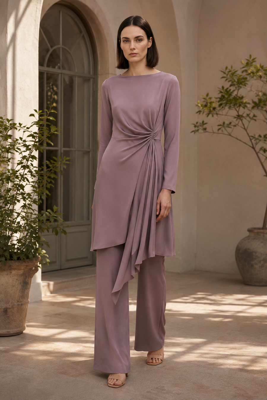 Mira 83 drape tunic product hero