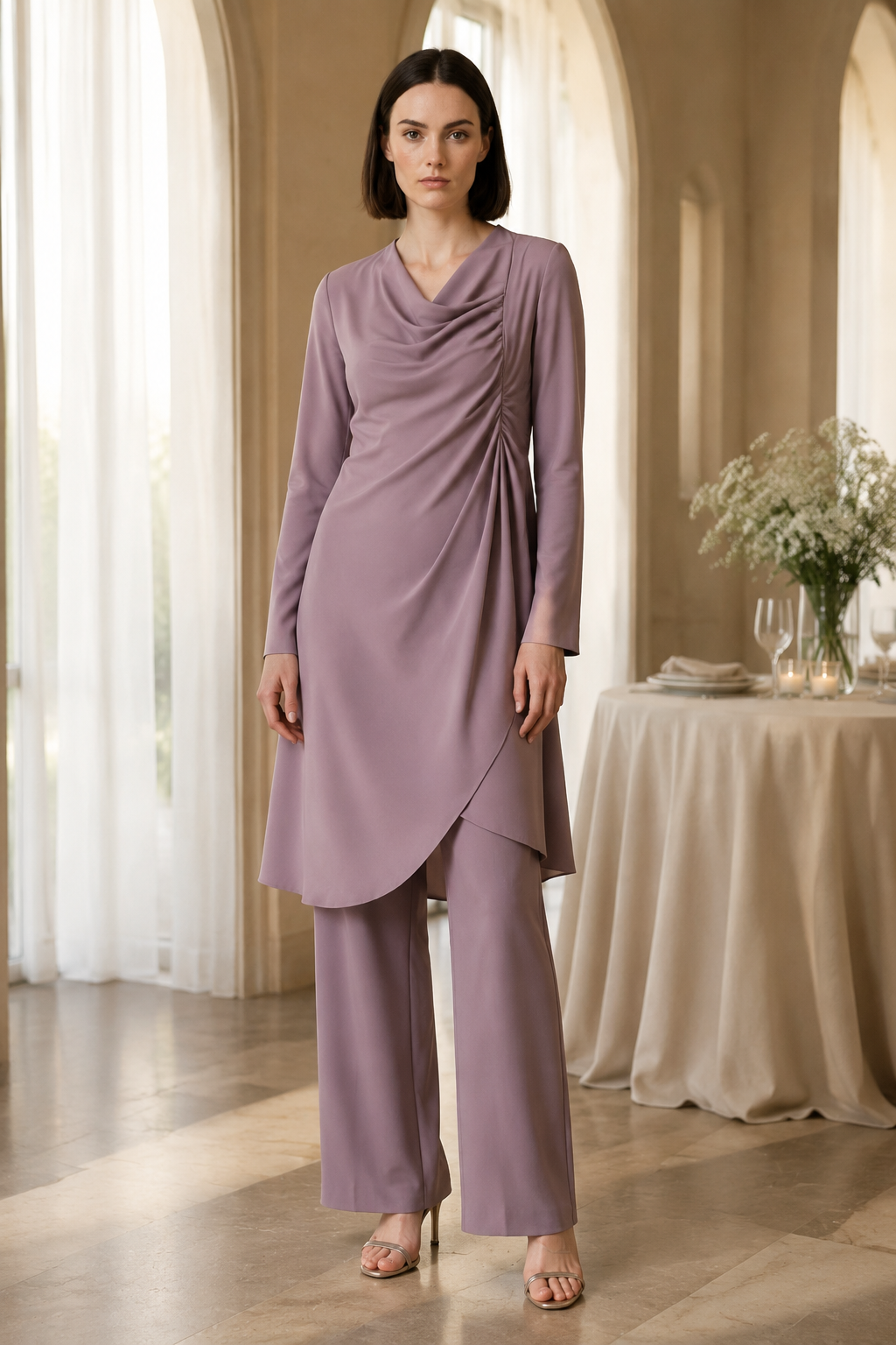 Pearl 88 drape tunic product hero